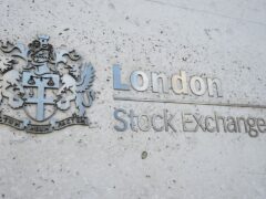 The FTSE 100 finished 8 points lower at the close (Kirsty O’Connor/PA)