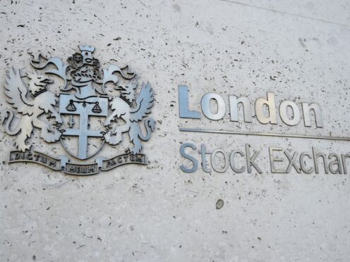 The FTSE 100 ended Wednesday at 8,121.84 (Kirsty O’Connor/PA)