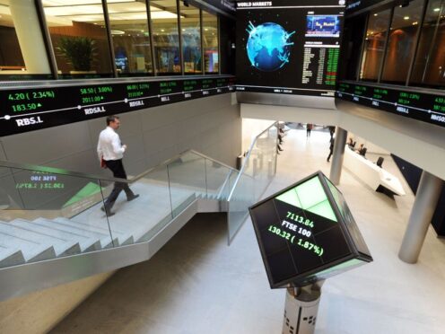London’s premier stock index was left nursing a week of losses on Friday (Nicholas. T. Ansell/PA)