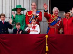The royal family usually gather on the balcony of Buckingham Palace at the Trooping the Colour event (Victoria Jones/PA)