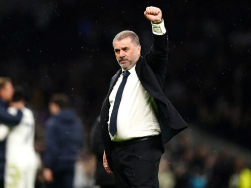 Ange Postecoglou is eager for Tottenham to finish the Premier League season with a win at Sheffield United (John Walton/PA)
