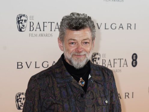 Andy Serkis is best known for his groundbreaking motion capture work as Gollum in the adaptation of JRR Tolkien’s beloved books (Ian West/PA)