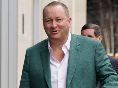 Frasers Group owner Mike Ashley (Lucy North/PA)