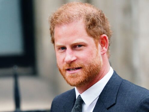 File photo dated 30/3/2023 of the Duke of Sussex (Victoria Jones/PA)