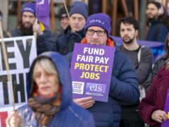 College lecturers from across Scotland have been on strike in an ongoing pay dispute (Jane Barlow/PA)