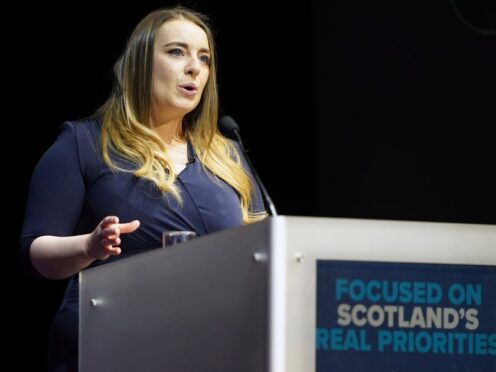 Meghan Gallacher said the government is’buck-passing’ (Andrew Milligan/PA)