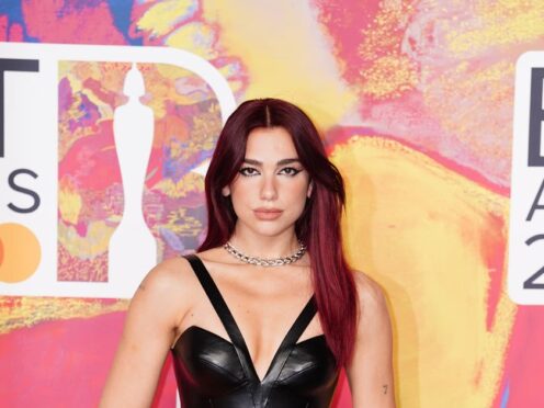 Dua Lipa has secured her second number one album (Ian West/PA)
