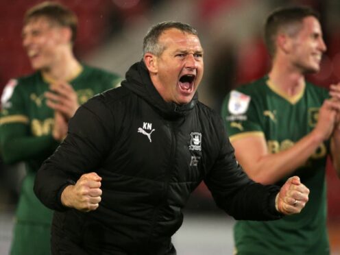 Kevin Nancekivell was delighted with Plymouth’s win (Ian Hodgson/PA)