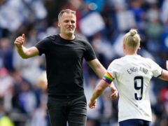 Robert Vilahamn’s Tottenham face Manchester United in the north London’s club’s first Women’s FA Cup final (Zac Goodwin/PA)