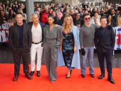 Ant McPartlin, Bruno Tonioli, Alesha Dixon, Amanda Holden, Simon Cowell, and Declan Donnelly arriving for Britain’s Got Talent auditions (Peter Byrne/PA)