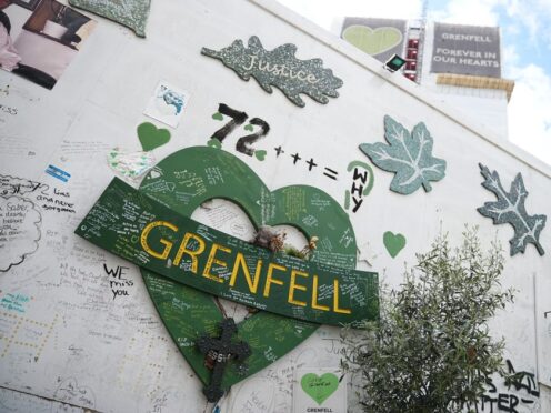 It will be nearly a decade on from the 2017 Grenfell Tower fire before any potential criminal charges are brought. (Aaron Chown/PA)