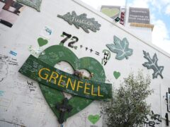 A date for the publication of the final report into the Grenfell fire has been given (Aaron Chown/PA)