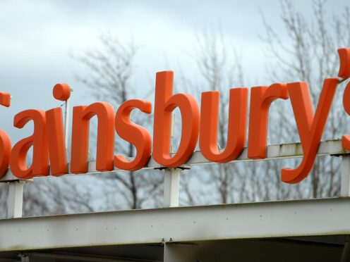 Sainsbury’s is to make use of AI technology after signing a deal with Microsoft (PA)