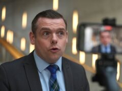 Douglas Ross said the SNP are trying to make Michael Matheson appear like the victim (Andrew Milligan/PA)