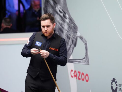Jak Jones is one of the lowest-ranked players to reach the World Snooker Championship semi-finals (Mike Egerton/PA)