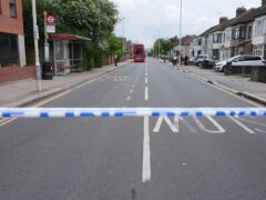 The scene in Hainault, north east London, where Daniel Anjurin was killed (Ian West/PA)