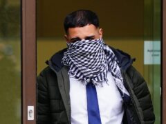 West Yorkshire Police officer Mohammed Adil, leaving Westminster Magistrates’ Court (Victoria Jones/PA)