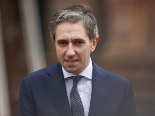 Taoiseach Simon Harris has spoken to Spanish Prime Minister Pedro Sanchez about the ‘dire situation in the Middle East’ (PA)