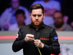 Jak Jones is four frames away from reaching the Cazoo World Snooker Championship final (Mike Egerton/PA)