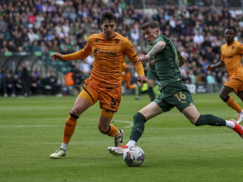 Alfie Devine had an eventful loan at Plymouth, but eventually helped them stay up (Steven Paston/PA)