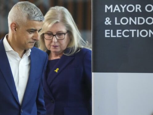 Sadiq Khan was re-elected as London Mayor on Saturday May 4 (Jeff Moore/PA)
