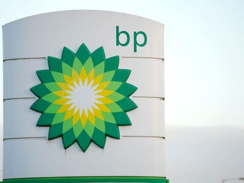 Earnings dropped at BP over the first quarter of 2024 (Peter Byrne/PA)