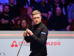 Kyren Wilson is five frames away from winning his first world snooker title (Mike Egerton/PA)