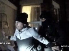 Bodycam footage of Benjamin Atkins’ arrest (Crown Prosecution Service/PA)