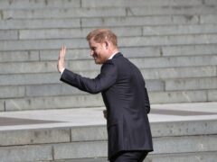 The Duke of Sussex arrives at St Paul’s Cathedral (Yui Mok/PA)
