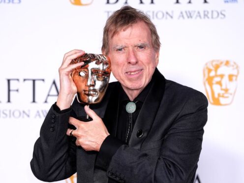 Timothy Spall in the press room after winning the Leading Actor award (Ian West/PA)