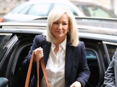 First Minister of Northern Ireland Michelle O’Neill arriving at the Clayton Hotel in Belfast to give evidence to the UK Covid-19 inquiry hearing (Liam McBurney/PA)