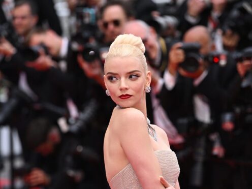 Anya Taylor-Joy attends the Furiosa: A Mad Max Saga red carpet during the 77th Cannes Film Festival in Cannes, France (Doug Peters/PA)