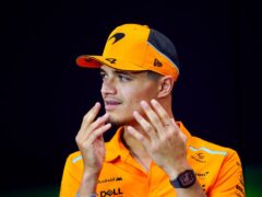 McLaren’s Lando Norris during the driver press conference at the Autodromo Internazionale Enzo e Dino Ferrari circuit in Italy. Picture date: Thursday May 16, 2024.