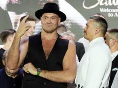 Tyson Fury and Oleksandr Usyk meet in Riyadh on Saturday night (Nick Potts/PA)