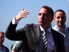 Celtic manager Brendan Rodgers will be looking to continue his impressive record against Rangers (Andrew Milligan/PA)