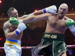 Oleksandr Usyk handed Tyson Fury his first professional defeat (Nick Potts/PA)