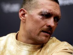 Oleksandr Usyk was left battered but victorious after his split decision victory over Tyson Fury (Nick Potts/PA)