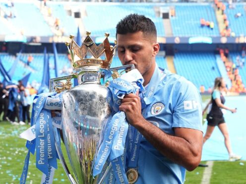 Rodri hailed Manchester City’s winning mentality after their latest title triumph (Martin Rickett/PA)