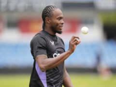 Jofra Archer was back in training with England at Headingley (Danny Lawson/PA)