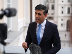 Rishi Sunak promised to pay ‘comprehensive compensation’ to those affected and infected by the scandal (Jordan Pettitt/PA)