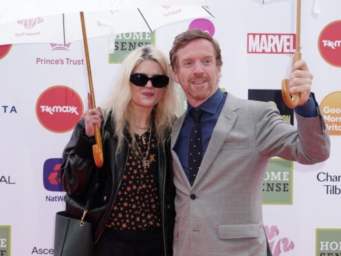 Damian Lewis and Alison Mosshart attending The Prince’s Trust Awards. (Ian West/PA)