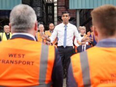 Prime Minister Rishi Sunak has promised to flights to Rwanda will take place if the Tories win the General Election (Stefan Rousseau/PA)