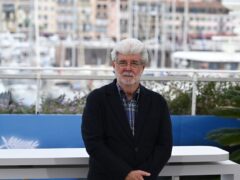 George Lucas has been awarded an Honorary Palme d’Or during the 77th Cannes Film Festival in Cannes, France (Doug Peters/PA)