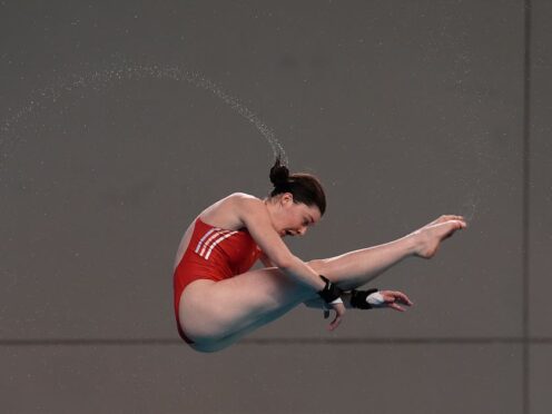 Andrea Spendolini-Sirieix won 10m platform gold to confirm her Olympic qualification (Jacob King/PA)