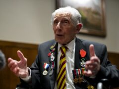 D-Day veteran Donald Howkins, 103, served as a gunner with the 90th Middlesex Regiment (Jordan Pettitt/PA)