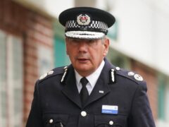 Suspended Northamptonshire Police chief constable Nick Adderley is facing a misconduct hearing, accused of exaggerating his naval service (Jacob King/PA)