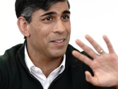 Rishi Sunak has dodged questions about working with a potentially re-elected Donald Trump (Aaron Chown/PA)