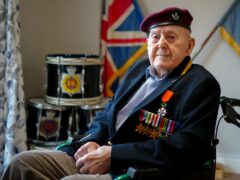 D-Day Veteran Peter Belcher at Broughton House in Salford (Peter Byrne/PA)