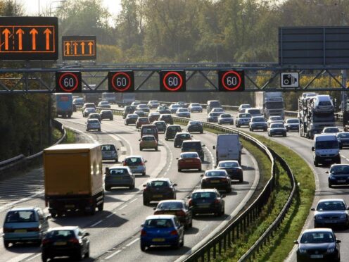 This bank holiday weekend could see as much as 16 millions cars on our roads. (Credit: PA Archive – David Jones)