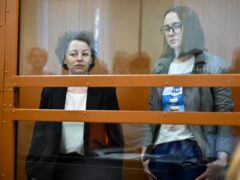 Zhenya Berkovich and Svetlana Petriychuk have appeared in court (AP)
